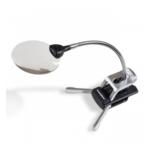 LED Table Clamp Magnifier Lamp 2.5x/5x Magnification