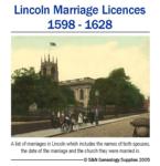 Lincoln Marriage Licences 1598 - 1628