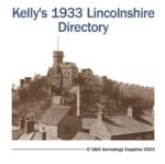 Lincolnshire Kelly's Directory 1933 (with coloured map)