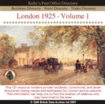 London 1925 Post Office Directory Volume 1