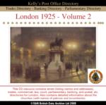 London 1925 Post Office Directory Volume 2