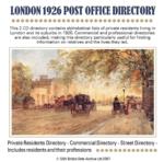 London 1926 Post Office Directory
