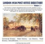 London 1930 Post Office Directory, Volume 2