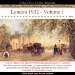 London 1932 Post Office Directory Volume 1