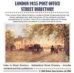 London 1935 - Post Office Street Directory