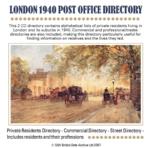 London 1940 Post Office Directory