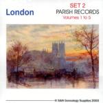 London Registers Set 2 - Volumes 1 to 5