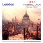London Registers Set 3 - 21 Volumes