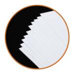 Long Card Inserts for Long Certificate Sleeves - Pack of 10