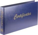 Long Luxury Blue Certificate Binder
