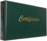 Long Luxury Green Certificate Binder