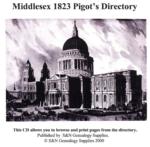 Middlesex 1823 Pigot's directory