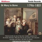 Middlesex, St. Mary Le Bone Marriages 1796-1801