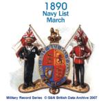 Navy List 1890 - March