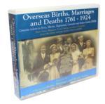 Overseas Births, Marriages and Deaths 1761-1924