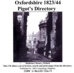 Oxfordshire 1823 & 1844 Pigot's Directory