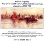 Persons of Quality from Great Britain to US