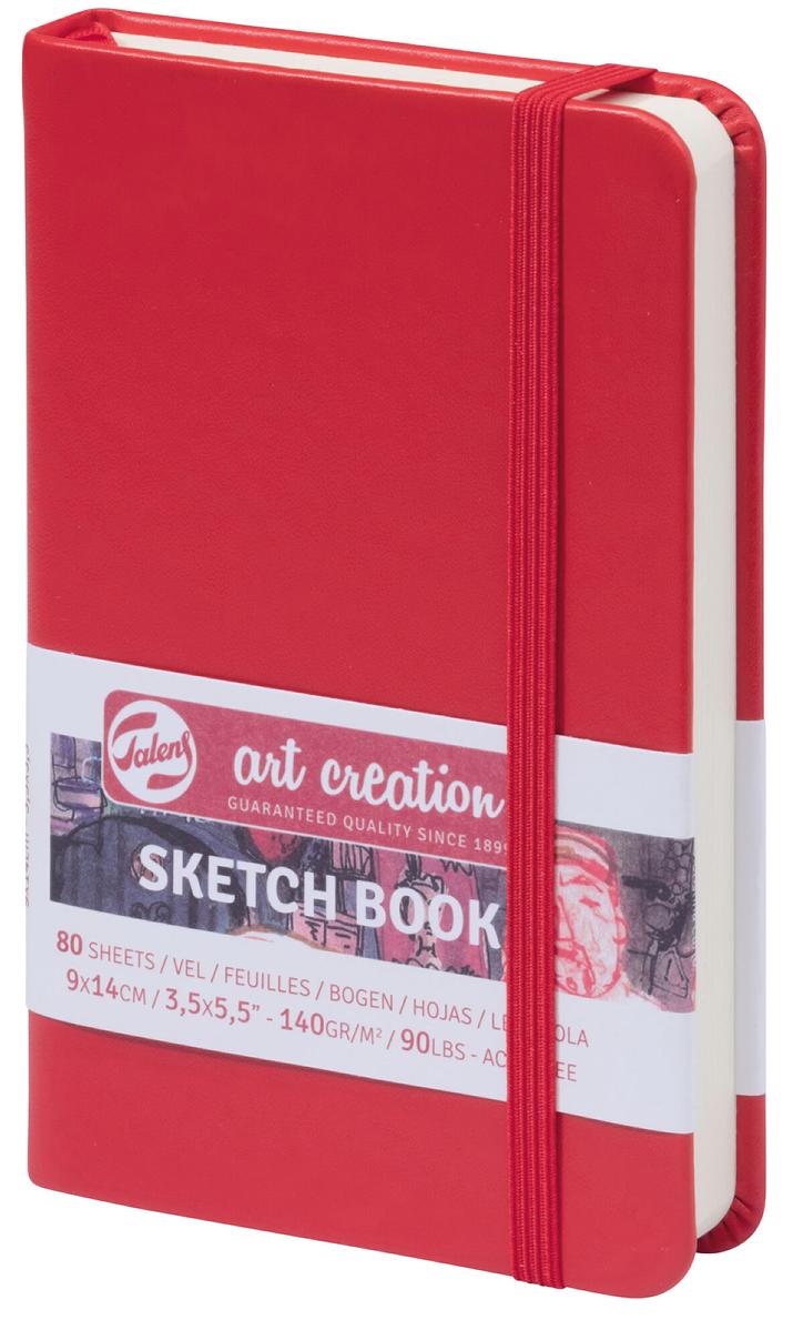 Pocket Notebook with Blank Pages - Red