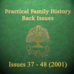 Practical Family History Magazine Back Issues 37 to 48 (2001) on CD-ROM