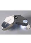 Precision LED Folding Illuminating Magnifier 10x Magnification