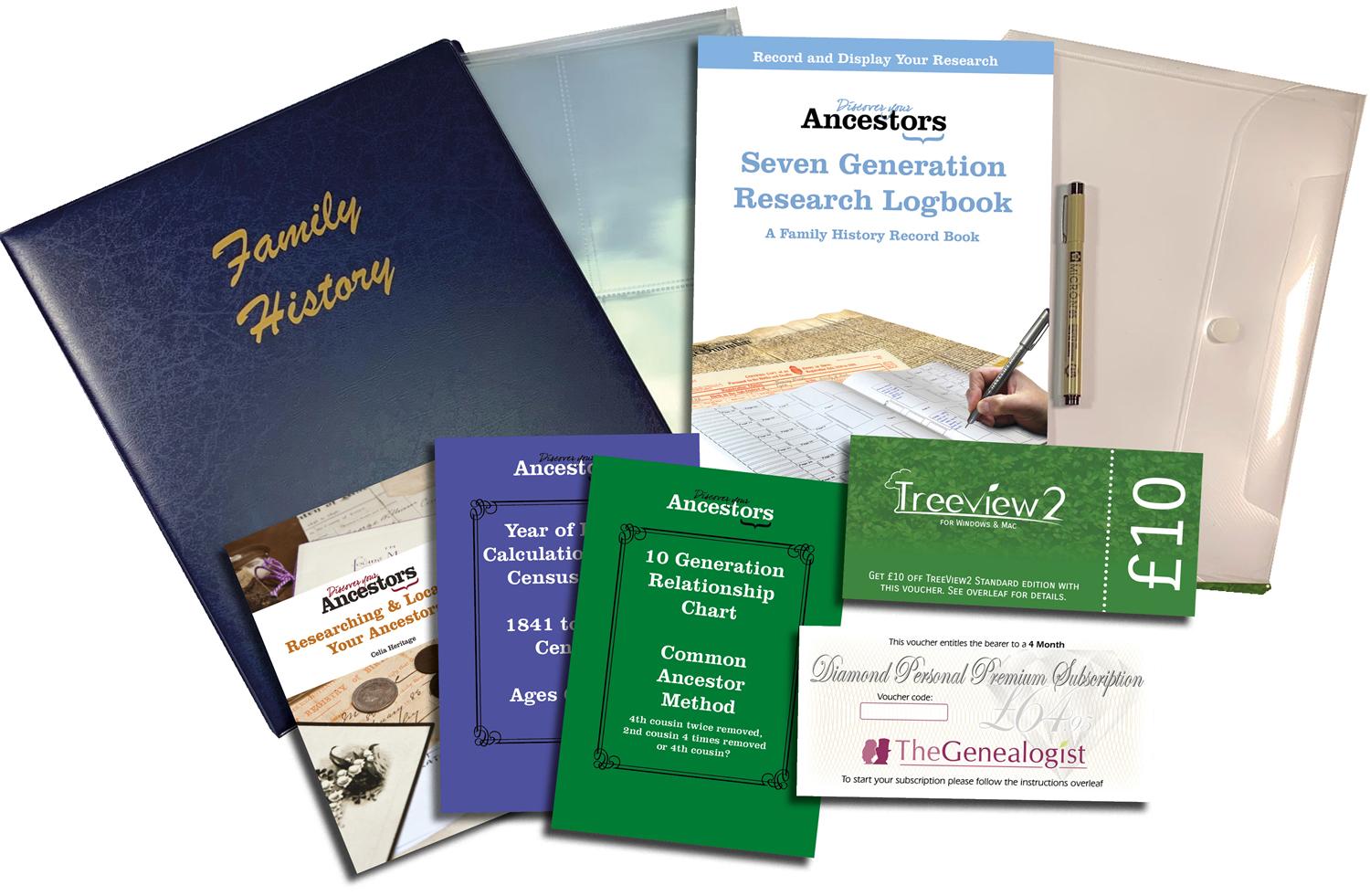 Charts and Family History Kits - S&N Genealogy Supplies