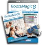RootsMagic UK Version 8 Platinum Edition USB + Free Regional Research Guidebook & Online Subscription worth over £48