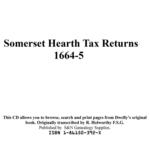 Somerset Hearth Tax Returns 1664-5