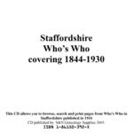Staffordshire Who's Who 1844-1930