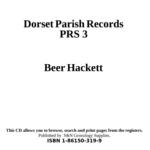 Dorset, Beer Hackett, Baptisms, Marriages and Burials 1549-1812