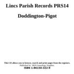 Lincolnshire, Doddington-Pigot  - Baptisms, Marriages, Burials and Inscriptions 1562-1812