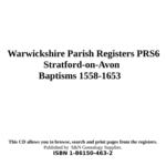 Warwickshire, Stratford-on-Avon Baptisms, 1558-1653