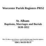 Worcestershire, Worcester St Albans 1630-1812