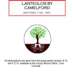 Cornwall, Lanteglos by Camelford Baptisms 1736 - 1851
