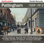 Staffordshire, Pattingham Parish Registers 1559-1812