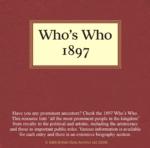 Who's Who 1897