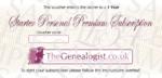 www.TheGenealogist.co.uk Gift Voucher - Starter 1 year Credit Free Subscription